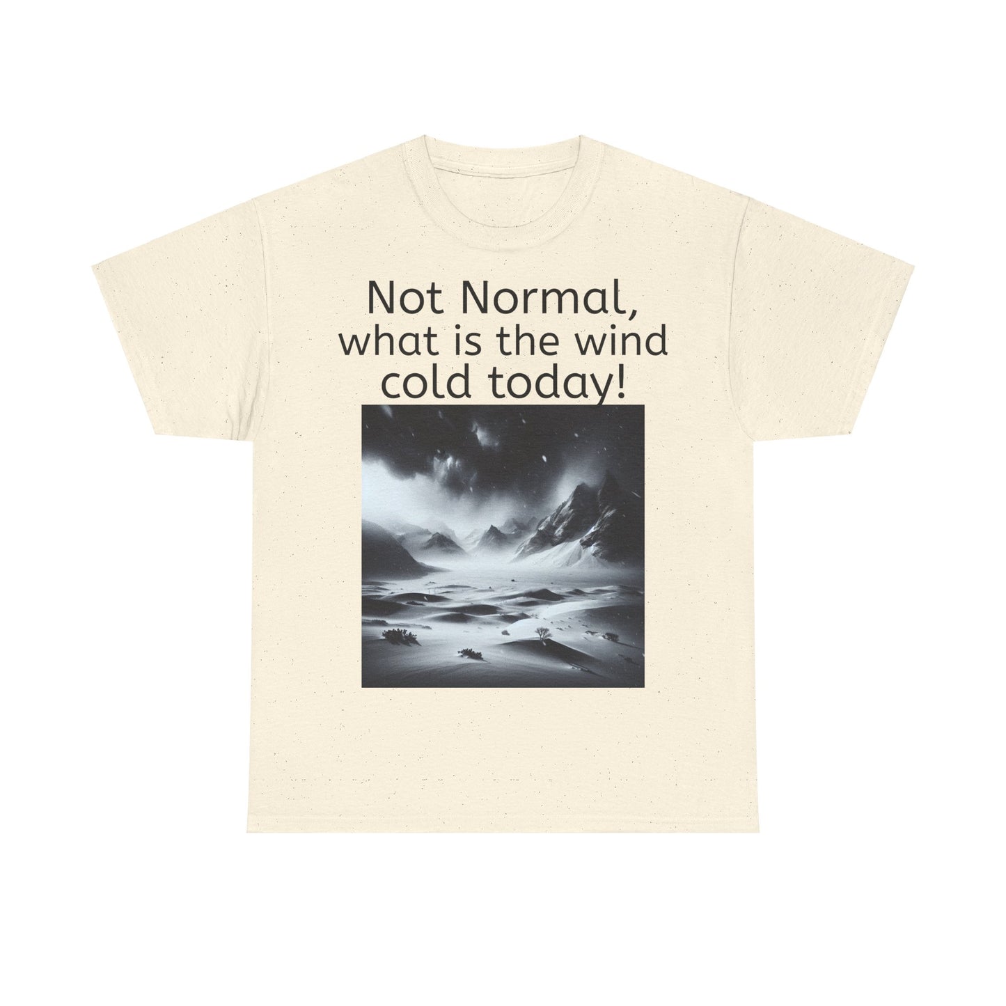 Grappige Unisex Katoenen T-Shirt - What is the wind cold today! - Pun Funny Dutch Shirt Language Gift Idea
