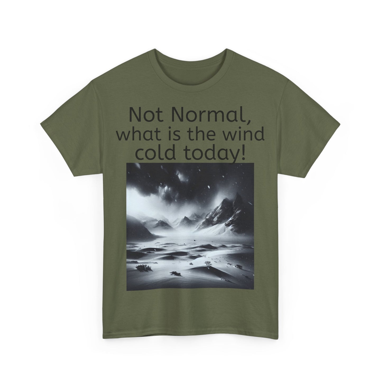 Grappige Unisex Katoenen T-Shirt - What is the wind cold today! - Pun Funny Dutch Shirt Language Gift Idea