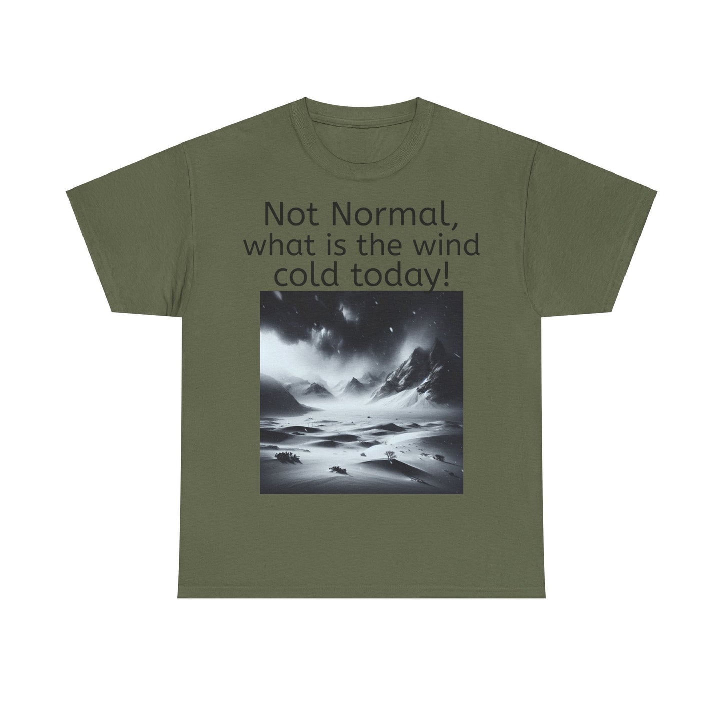 Grappige Unisex Katoenen T-Shirt - What is the wind cold today! - Pun Funny Dutch Shirt Language Gift Idea