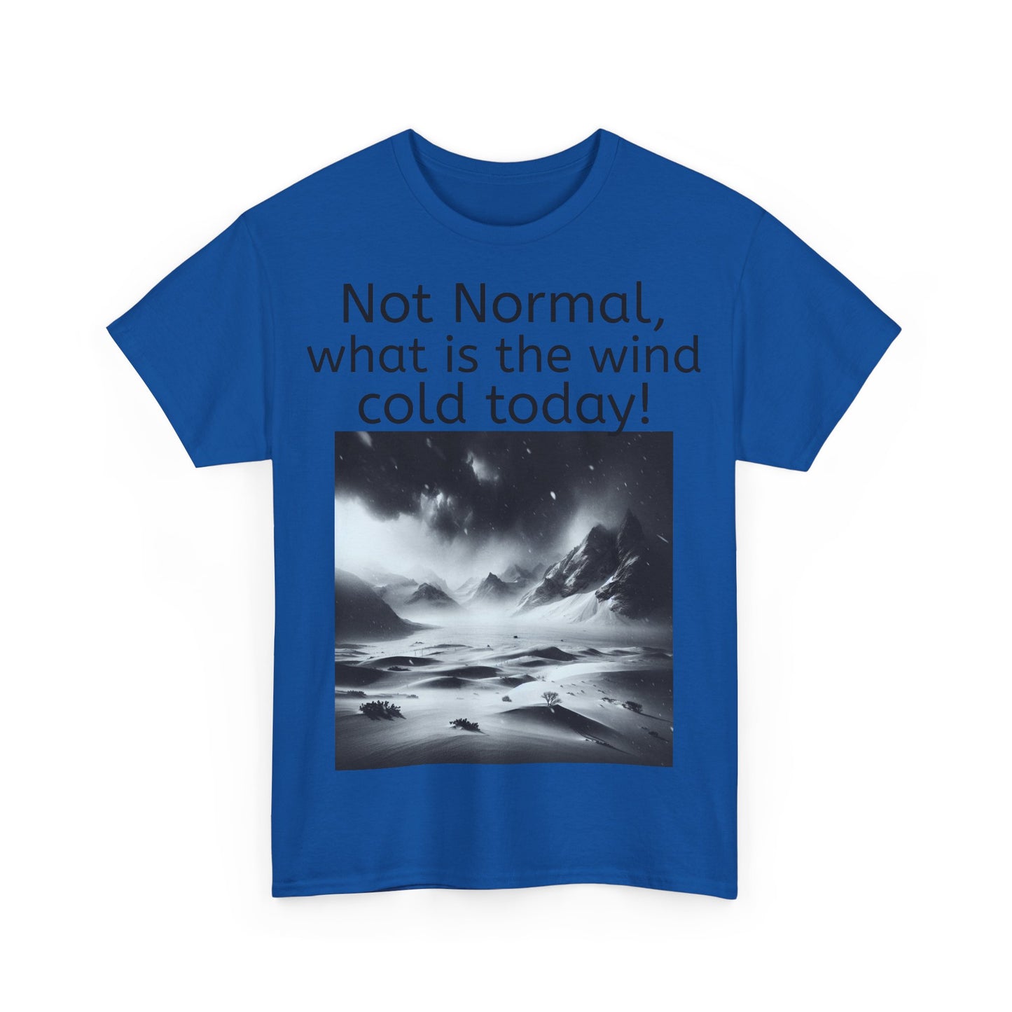Grappige Unisex Katoenen T-Shirt - What is the wind cold today! - Pun Funny Dutch Shirt Language Gift Idea