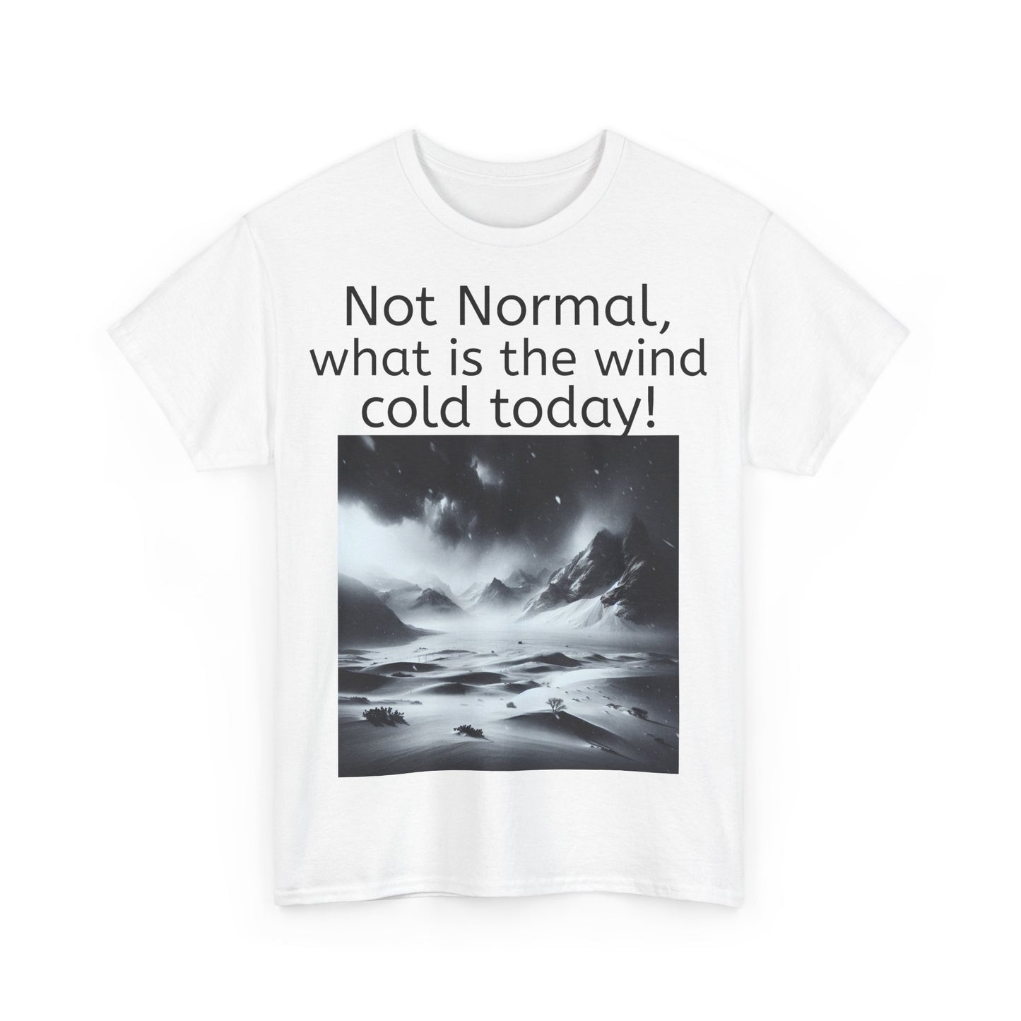 Grappige Unisex Katoenen T-Shirt - What is the wind cold today! - Pun Funny Dutch Shirt Language Gift Idea