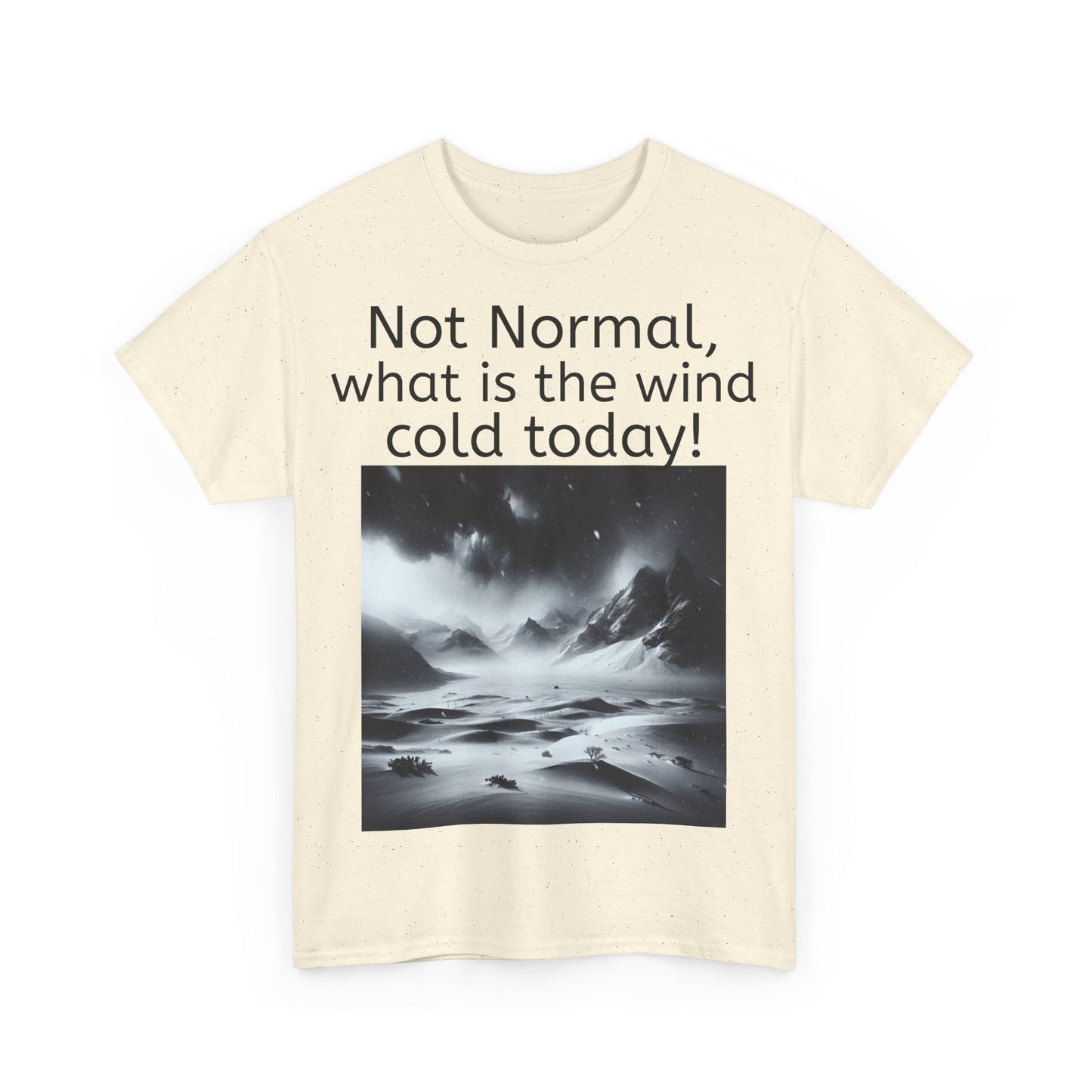 Grappige Unisex Katoenen T-Shirt - What is the wind cold today! - Pun Funny Dutch Shirt Language Gift Idea