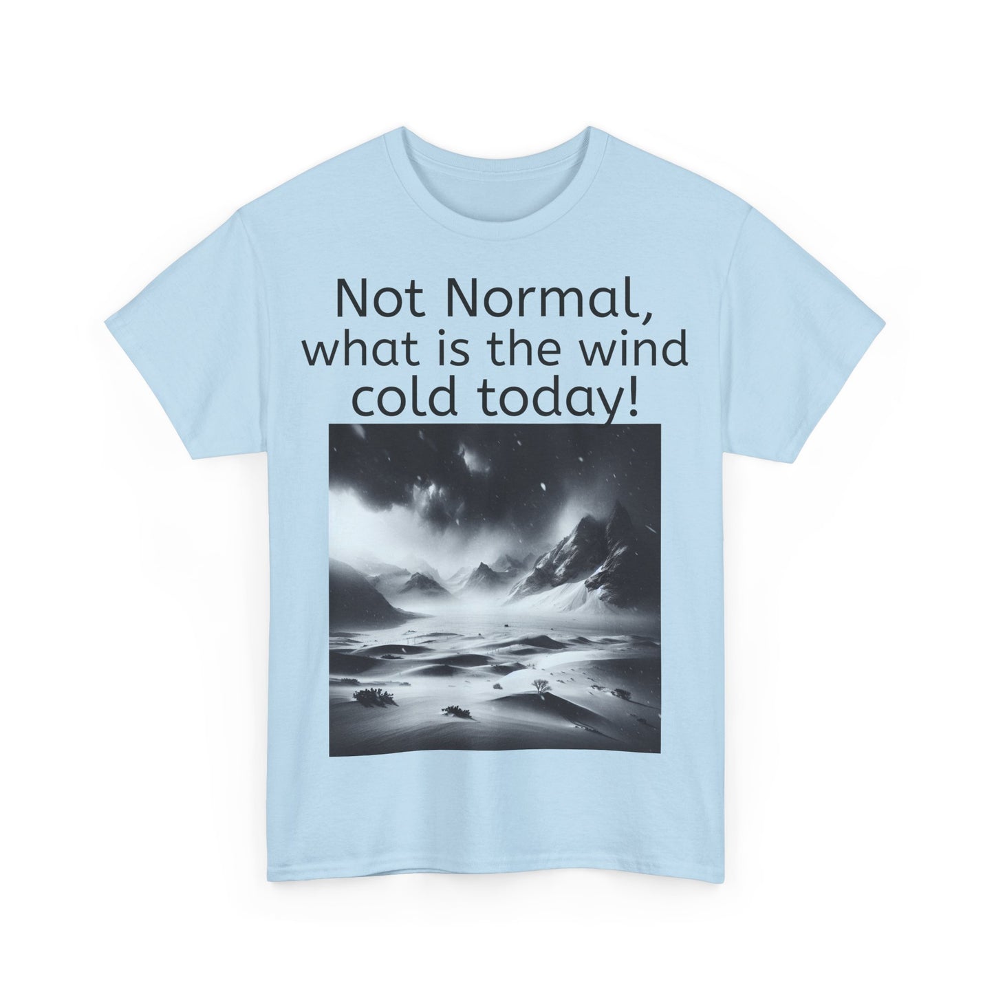 Grappige Unisex Katoenen T-Shirt - What is the wind cold today! - Pun Funny Dutch Shirt Language Gift Idea