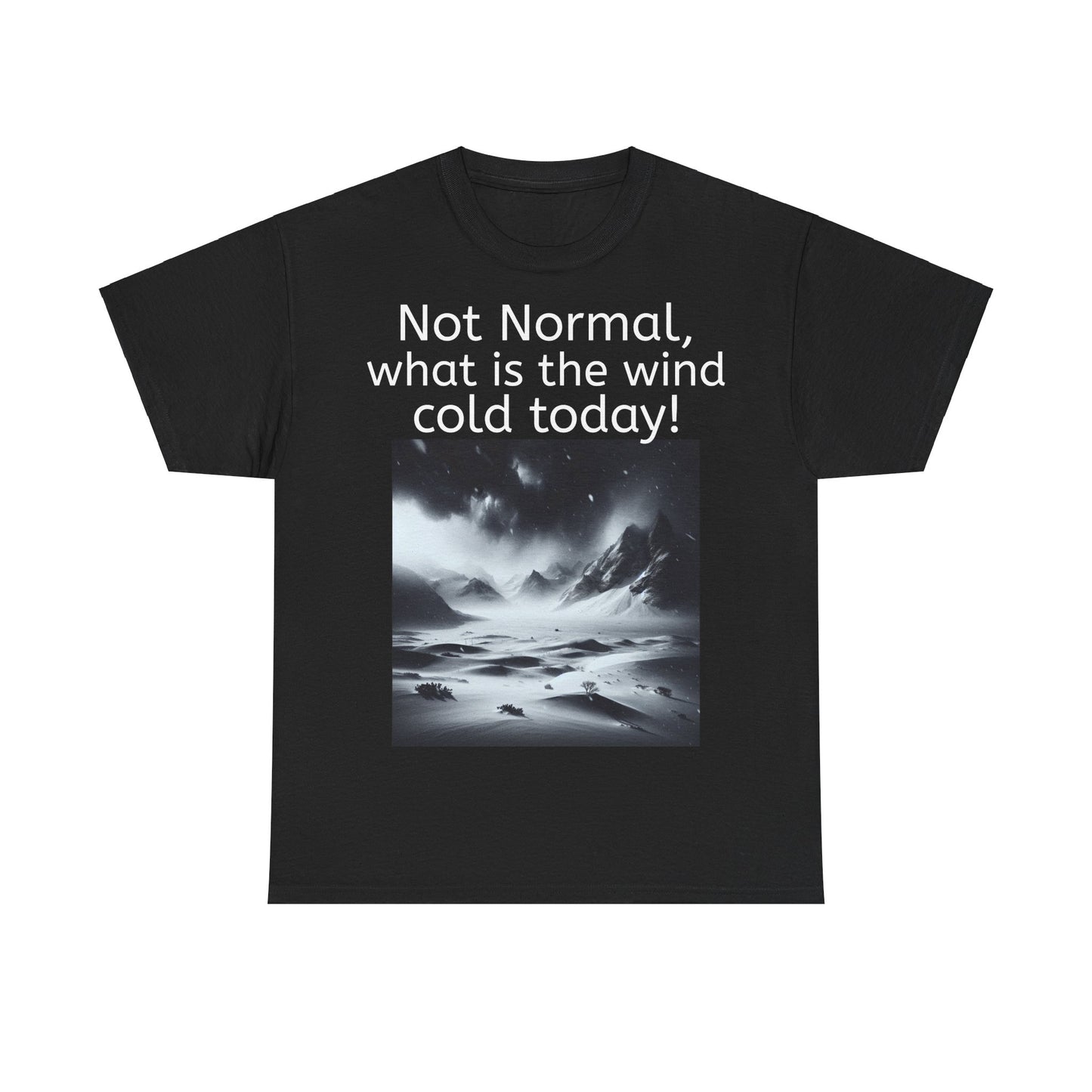 Grappige Unisex Katoenen T-Shirt - What is the wind cold today! - Pun Funny Dutch Shirt Language Gift Idea