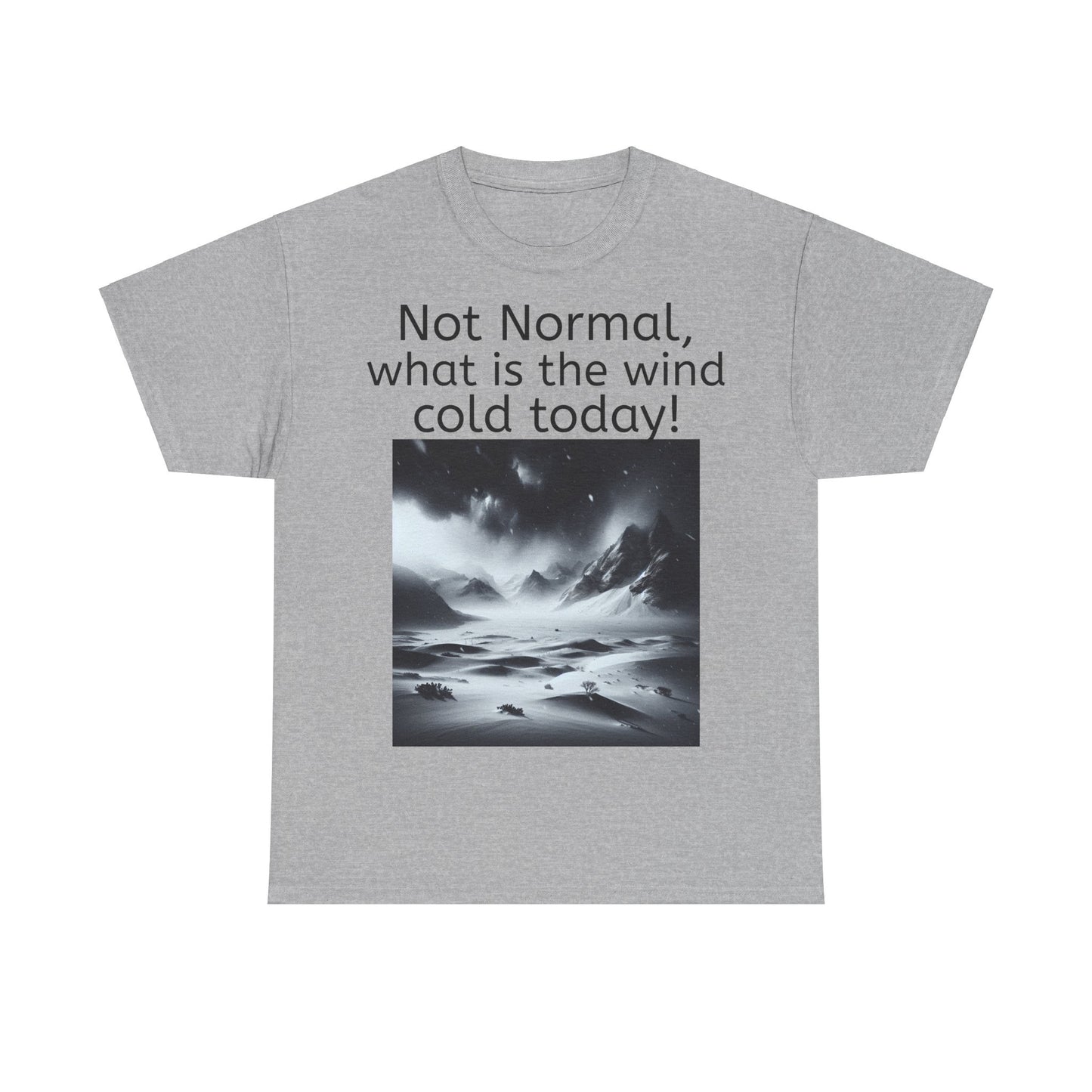 Grappige Unisex Katoenen T-Shirt - What is the wind cold today! - Pun Funny Dutch Shirt Language Gift Idea
