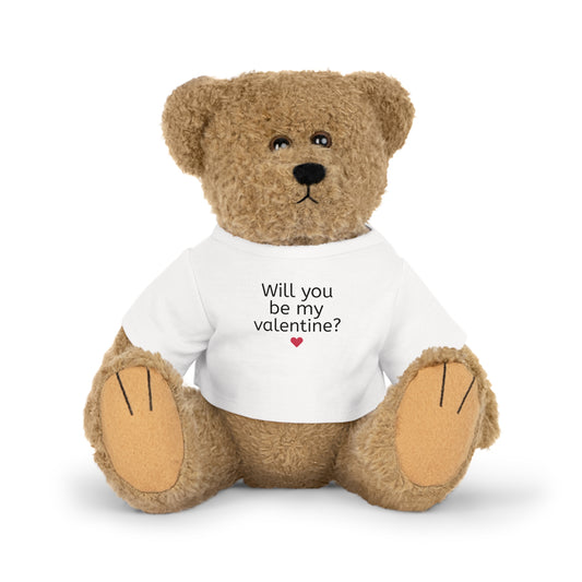 Plush Toy with T-Shirt Valentine Hart Love/  Zachte knuffel met T-Shirt Valentijnsdag Liefde Schattig Knuffel Cute Hart Liefde