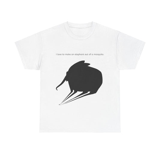 Grappige Unisex Katoenen T-Shirt - I love to make elephant mosquito - Pun Funny Dutch Shirt Language Gift Idea