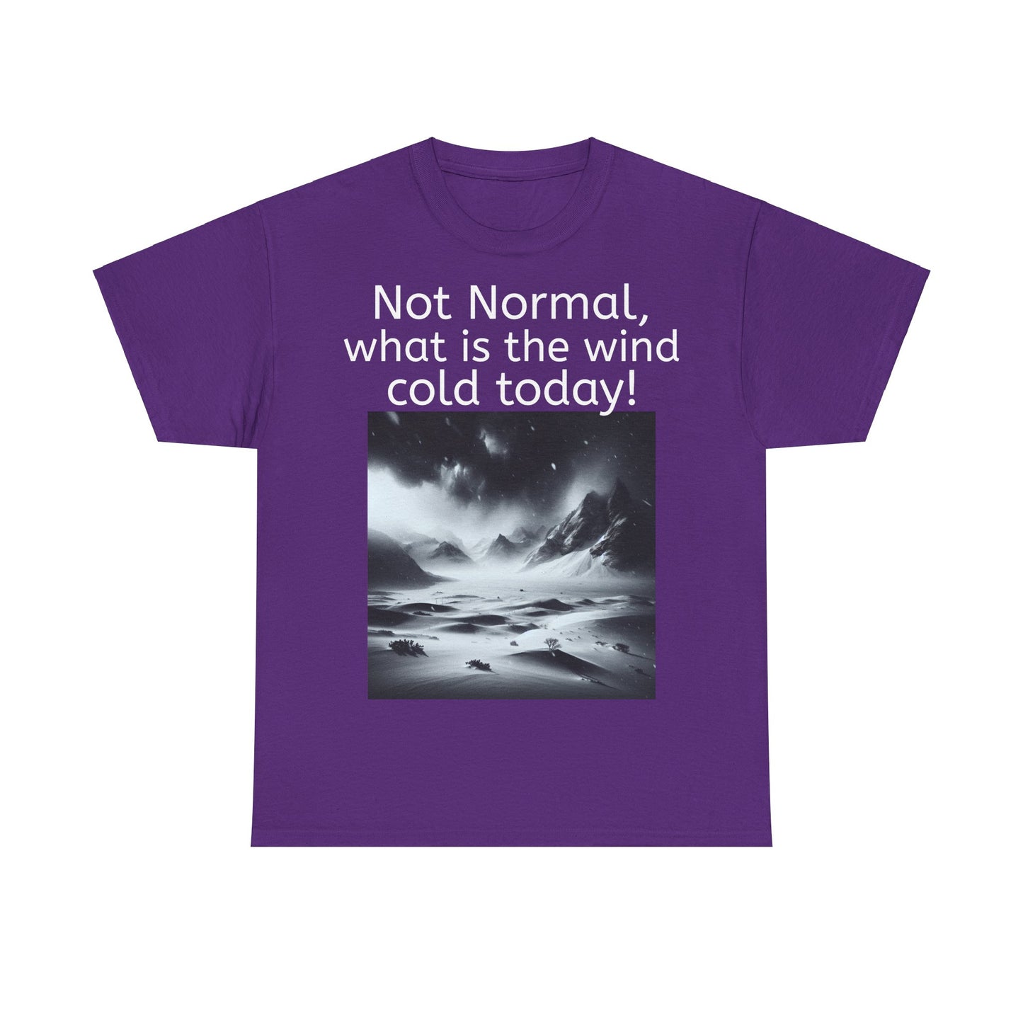 Grappige Unisex Katoenen T-Shirt - What is the wind cold today! - Pun Funny Dutch Shirt Language Gift Idea